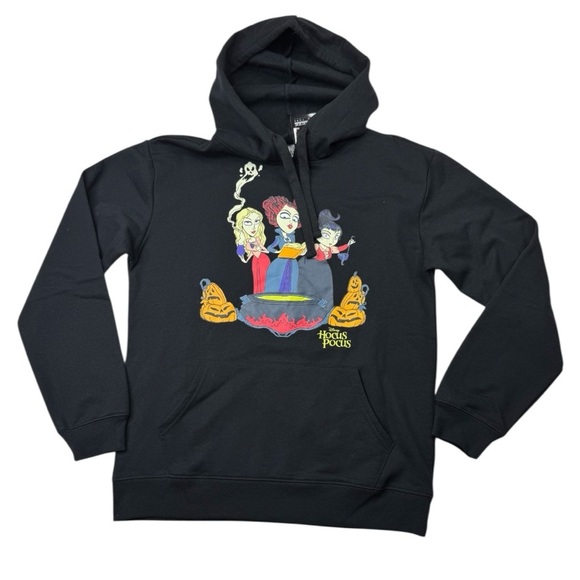 Hocus Pocus Halloween Hooded SweatShirt Size M - Picture 1 of 9